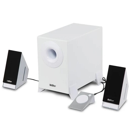 מערכת רמקולים 2.1 עם סאבוופר למחשב בצבע לבן אדיפייר Edifier M1360-B 2.1 Speaker With Quality Satellites and Subwoofer 9.5W RMS 2x2W Sub 1x4.5W White